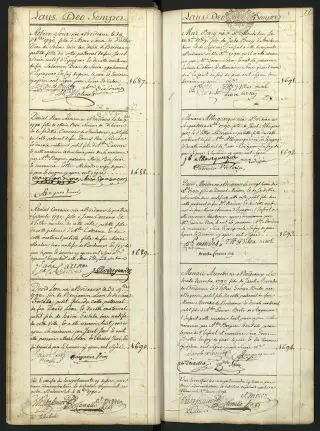 Archives Bordeaux Métropole, GG 844, page 92