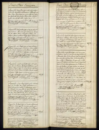 Archives Bordeaux Métropole, GG 845, page 76