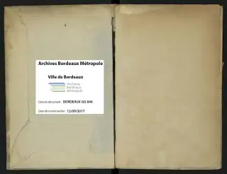 Archives Bordeaux Métropole, GG 846, page 2