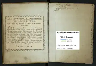 Archives Bordeaux Métropole, GG 849, page 2