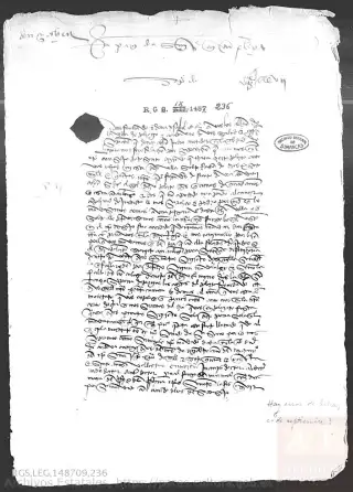 AGS, RGS, LEG 148709, 236, page 1