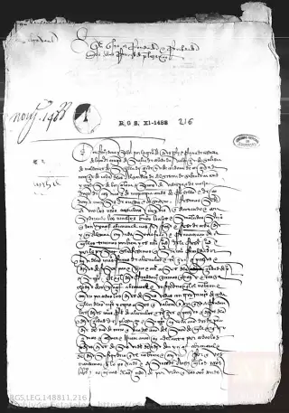 AGS, RGS, LEG 148811, 216, page 1