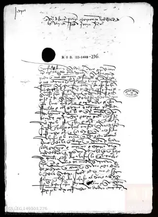 AGS, RGS, LEG 149303, 276, page 1