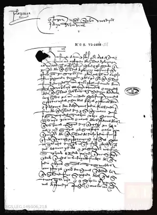 AGS, RGS, LEG 149306, 218, page 1