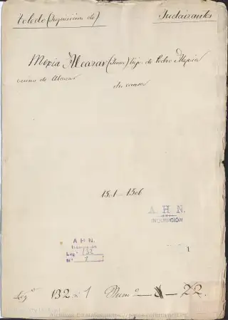 AHN, Inquisición, 132, Exp. 1, page 1