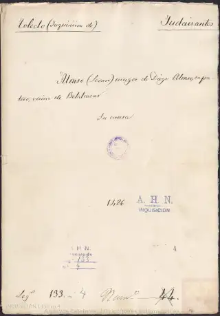 AHN, Inquisición, 133, Exp. 4, page 1