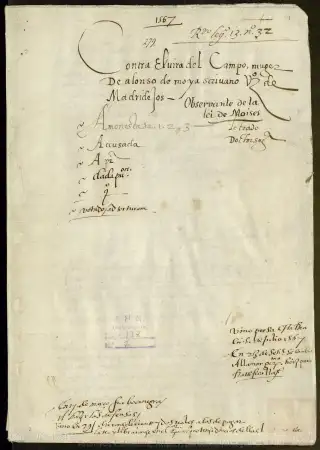 AHN, Inquisición, 138, Exp. 7, page 1