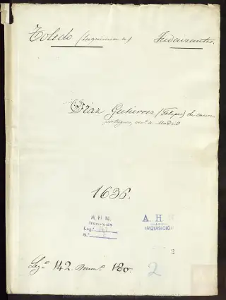 AHN, Inquisición, 142, Exp. 2, page 1
