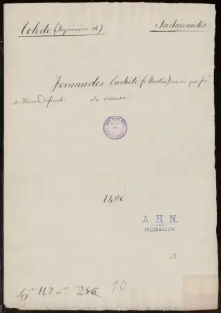 AHN, Inquisición, 147, Exp. 10, page 1