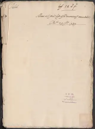 AHN, Inquisición, 149, Exp. 10, page 1