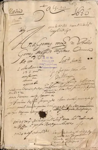 AHN, Inquisición, 151, Exp. 2, page 1