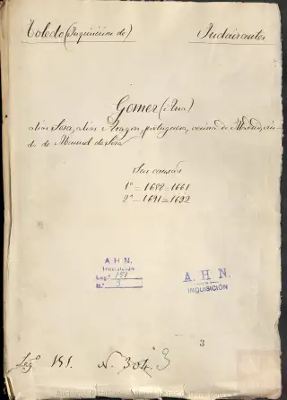 AHN, Inquisición, 151, Exp. 3, page 1