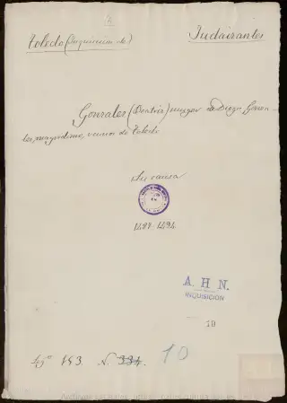 AHN, Inquisición, 153, Exp. 10, page 1