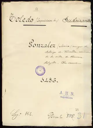 AHN, Inquisición, 154, Exp. 31, page 1