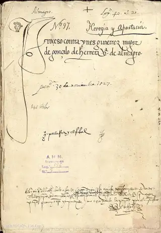 AHN, Inquisición, 156, Exp. 5, page 1