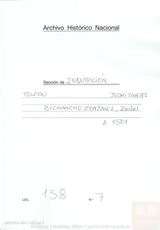 AHN, Inquisición, 158, Exp. 7, page 1