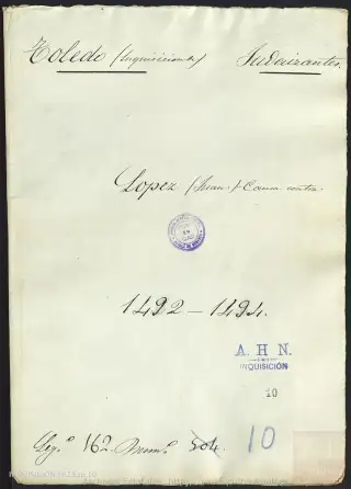 AHN, Inquisición, 162, Exp. 10, page 1