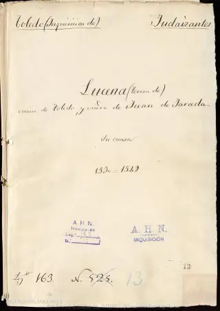 AHN, Inquisición, 163, Exp. 13, page 1