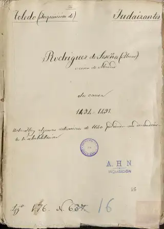 AHN, Inquisición, 176, Exp. 16, page 1