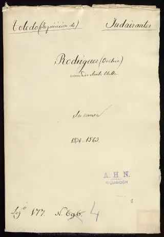 AHN, Inquisición, 177, Exp. 4, page 1