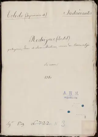 AHN, Inquisición, 179, Exp. 3, page 1