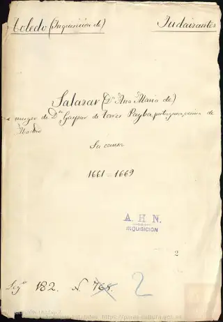 AHN, Inquisición, 182, Exp. 2, page 1