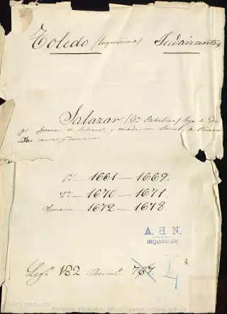 AHN, Inquisición, 182, Exp. 4, page 1