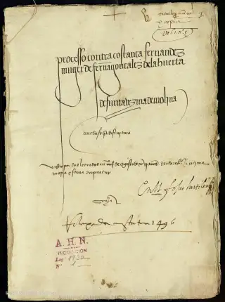 AHN, Inquisición, 1930, Exp. 1, page 1