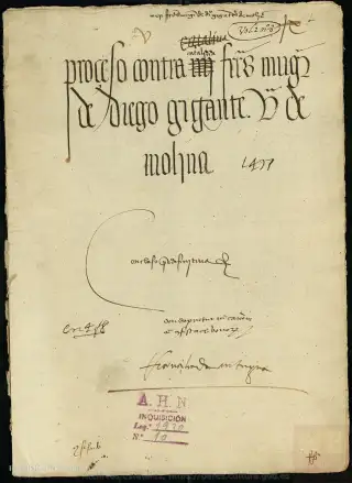 AHN, Inquisición, 1930, Exp. 10, page 1