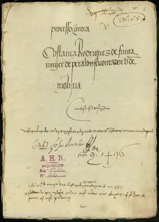 AHN, Inquisición, 1930, Exp. 22, page 1
