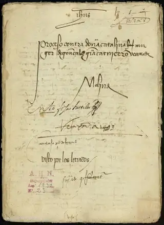 AHN, Inquisición, 1930, Exp. 23, page 1