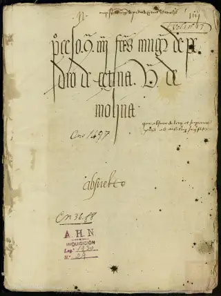 AHN, Inquisición, 1930, Exp. 29, page 1