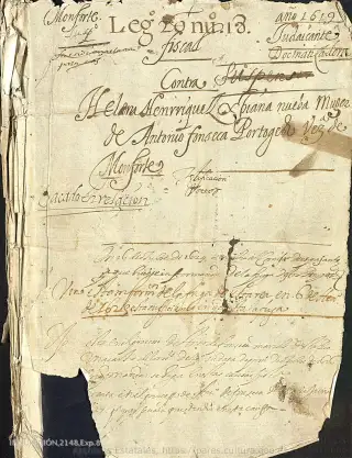 AHN, Inquisición, 2148, Exp. 8, page 1