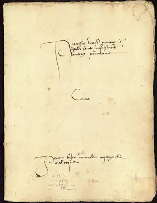 AHN, Inquisición, 5311, Exp. 10, page 1