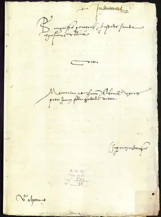 AHN, Inquisición, 5311, Exp. 25, page 1