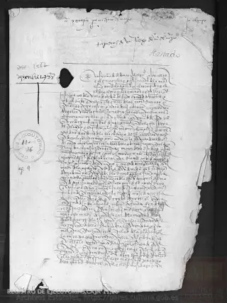 ARCHV, Registro de Ejecutorias, caja 11, 16, page 1