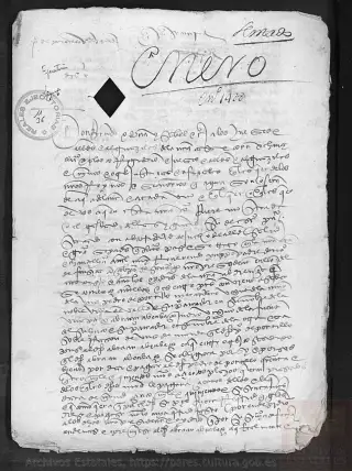 ARCHV, Registro de Ejecutorias, caja 11, 36, page 1