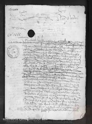 ARCHV, Registro de Ejecutorias, caja 11, 37, page 1