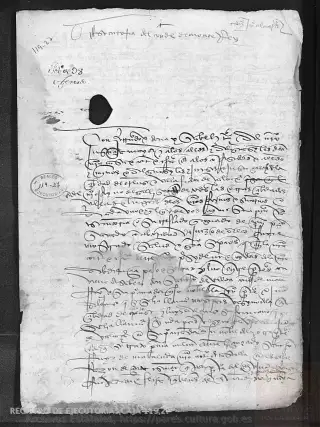 ARCHV, Registro de Ejecutorias, caja 119, 27, page 1