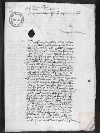 ARCHV, Registro de Ejecutorias, caja 135, 35, page 1