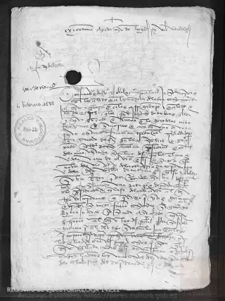 ARCHV, Registro de Ejecutorias, caja 142, 22, page 1