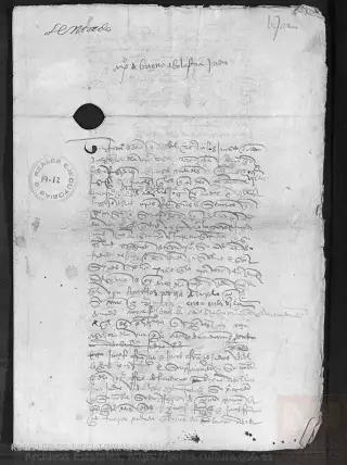 ARCHV, Registro de Ejecutorias, caja 19, 12, page 1