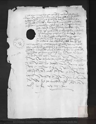ARCHV, Registro de Ejecutorias, caja 23, 18, page 1