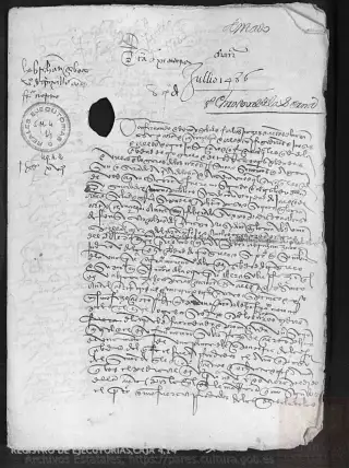ARCHV, Registro de Ejecutorias, caja 4, 14, page 1
