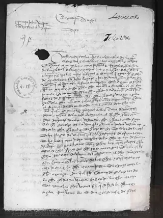 ARCHV, Registro de Ejecutorias, caja 4, 19, page 1