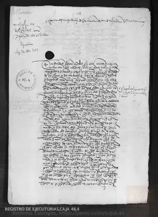 ARCHV, Registro de Ejecutorias, caja 48, 4, page 1