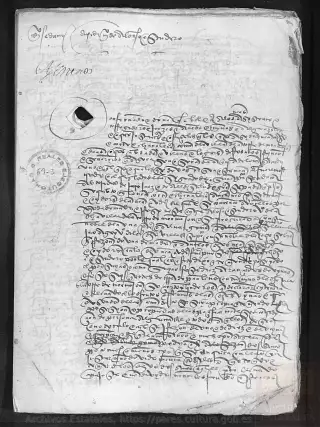 ARCHV, Registro de Ejecutorias, caja 69, 3, page 1