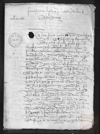 ARCHV, Registro de Ejecutorias, caja 90, 16, page 1